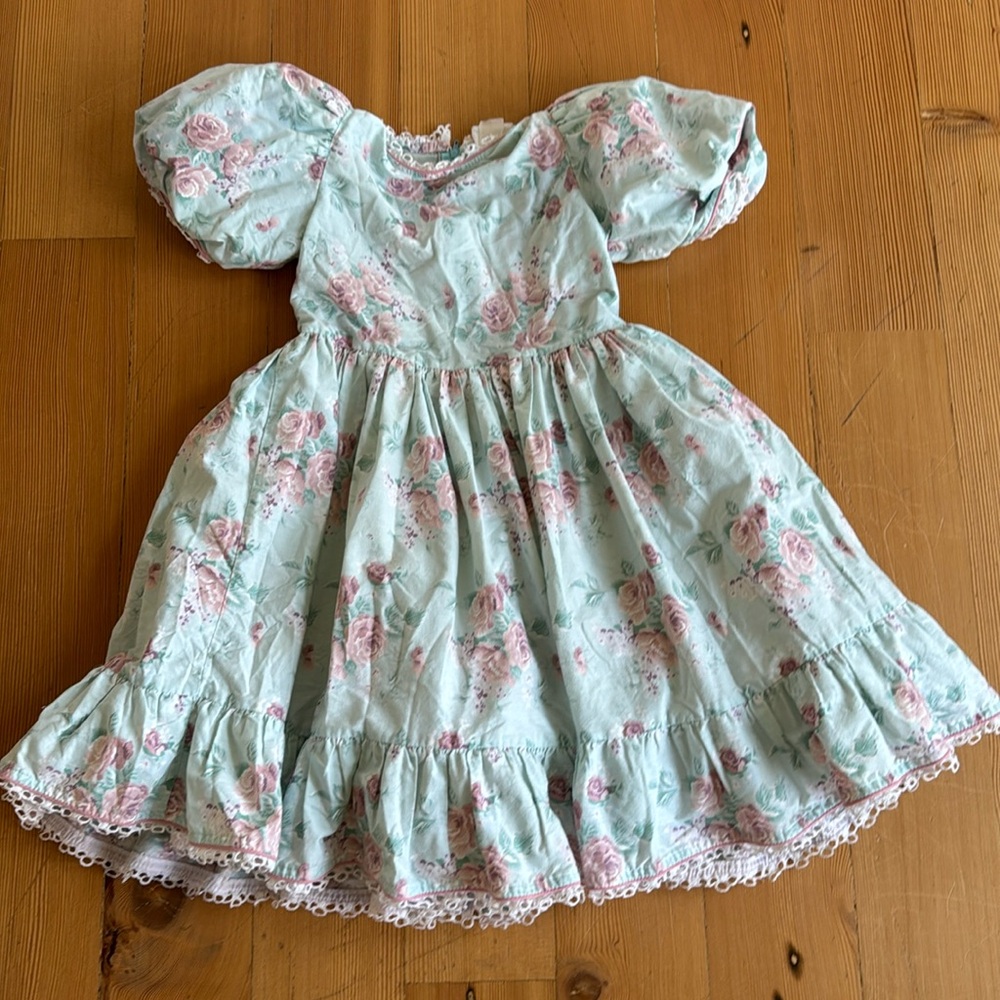 Daisy Kingdom dress in pastel colors.